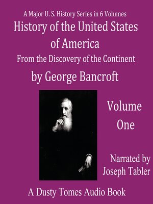 cover image of History of the United States of America, Volume I